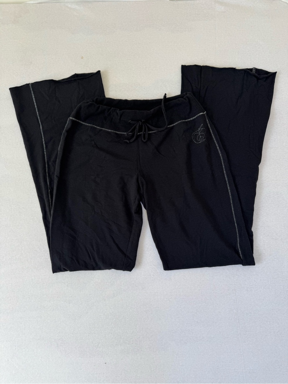 Green Apple Bamboo Flare Yoga Pants Y2K Medium